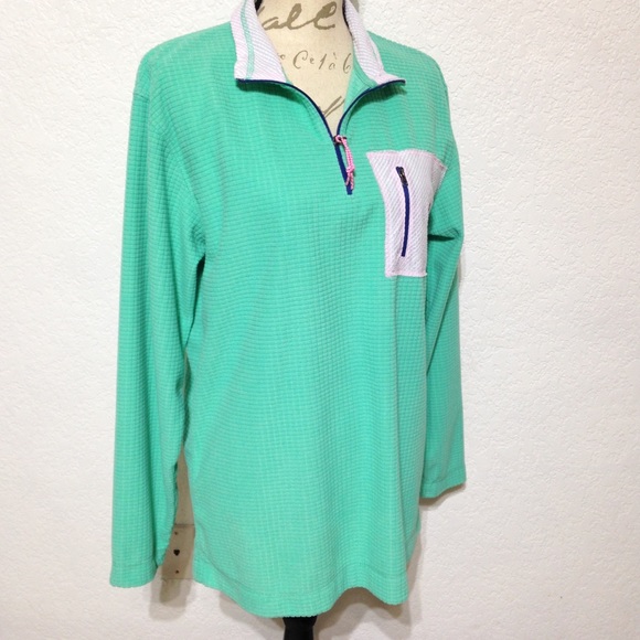 Southern Marsh Dune Pullover w/ Seersucker Pocket - Picture 2 of 10